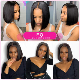 FQ straight hair ready for heat styling and color treatments