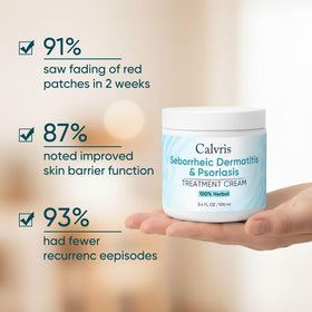 FQMUEV Calvris cooling-sensation application conveys refreshing relief on contact.