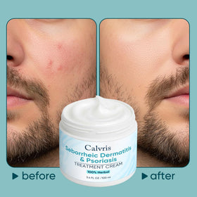 FQMUEV Calvris non-greasy-texture demonstration for all-day comfort.
