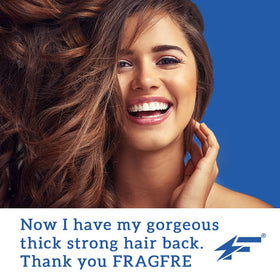 FRAGFRE color-safe shampoo application demonstrates gentle cleanse for color-treated hair