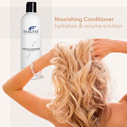 FRAGFRE Conditioner label—fragrance-free, color-safe care for all hair types