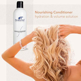 FRAGFRE Conditioner label—fragrance-free, color-safe care for all hair types