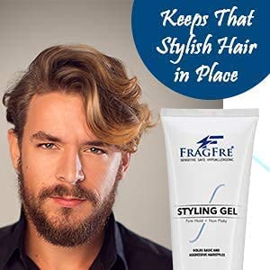 FRAGFRE gel on hands demonstrates easy to apply, non-irritating texture.