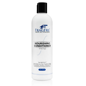 FRAGFRE fragrance-free conditioner bottle highlights fragrance-free formula for sensitive skin.