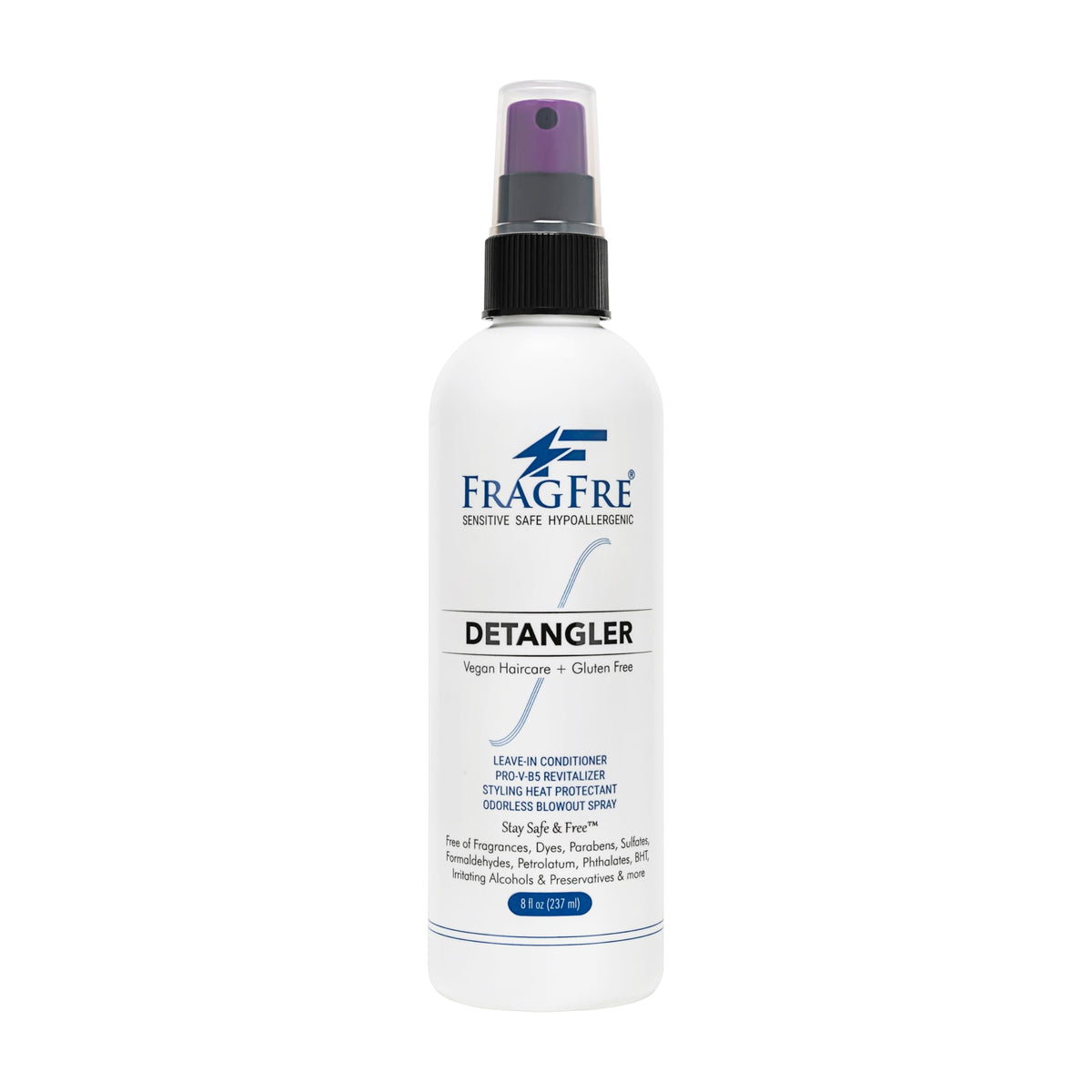 FRAGFRE Hair Detangler Spray bottle for quick detangling and easy styling.