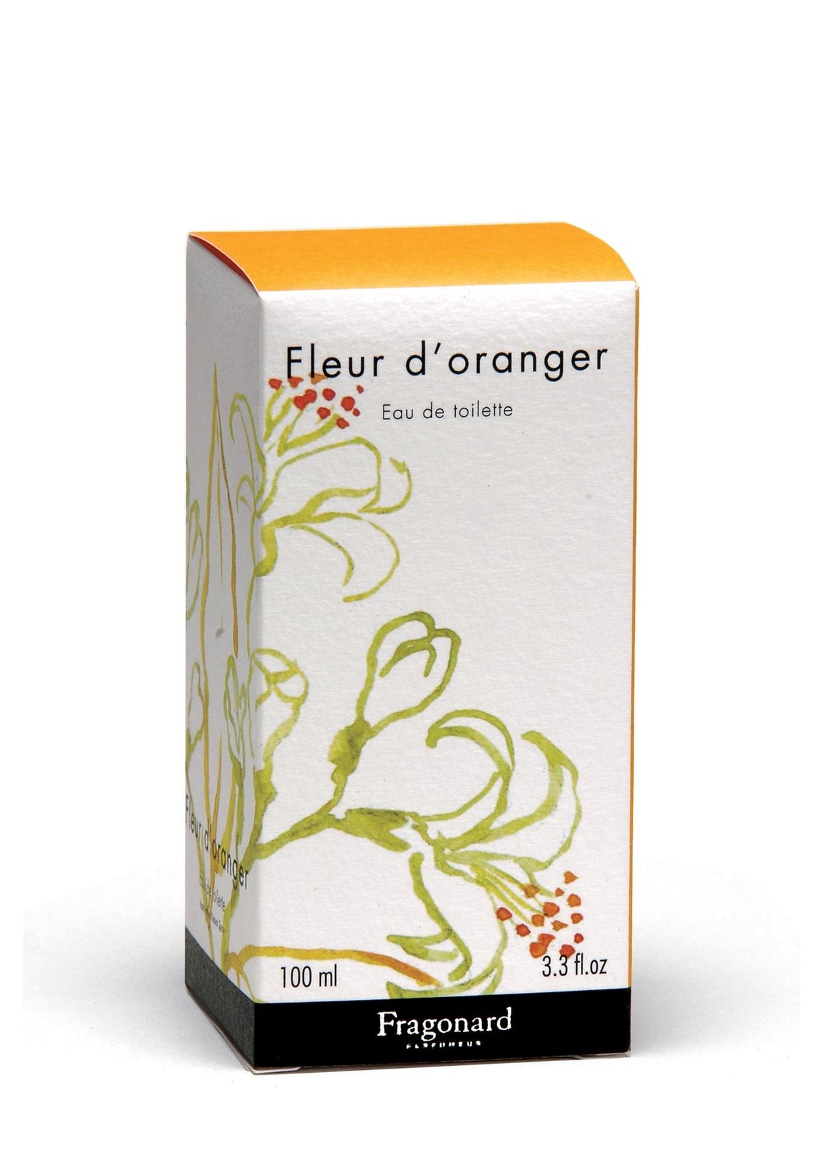 Fragonard Fleur d'Oranger bergamot scent note with bright opening.