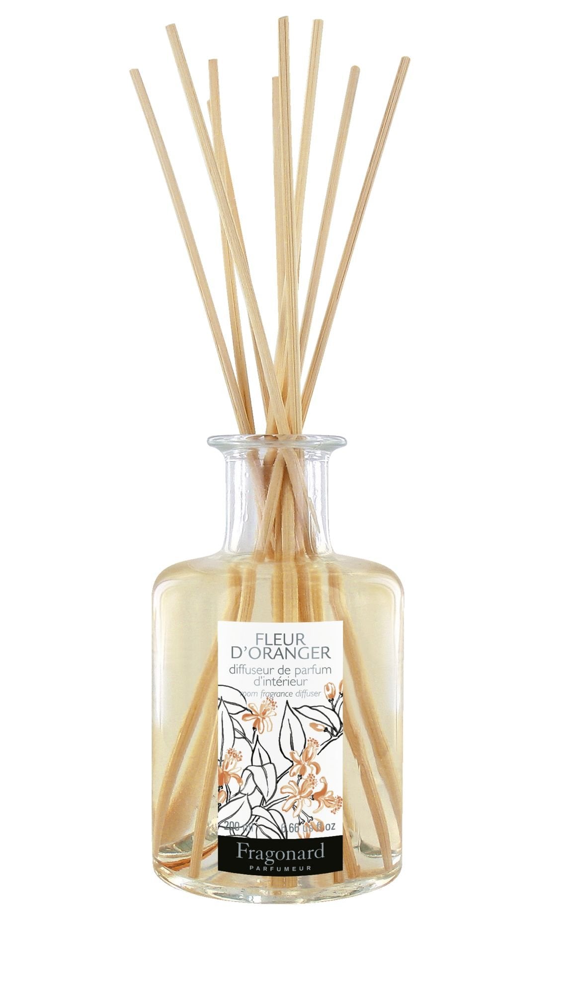 Fragonard Fleur d'Oranger musk base provides warm, lasting character.