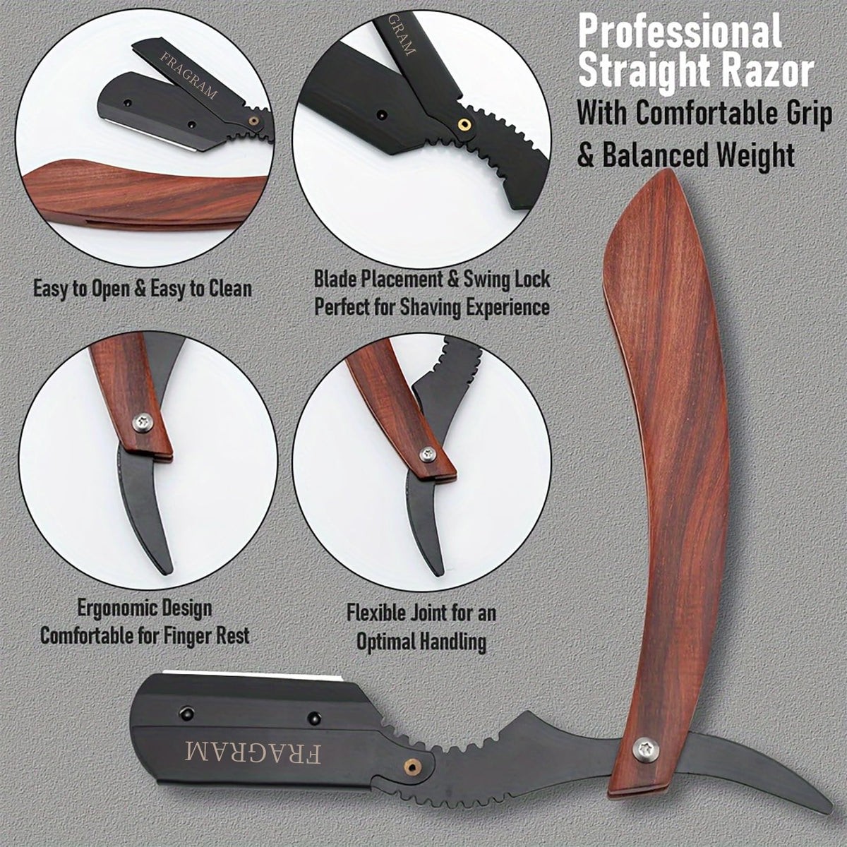 FRAGRAM ten-blade replacement pack for quick blade changes
