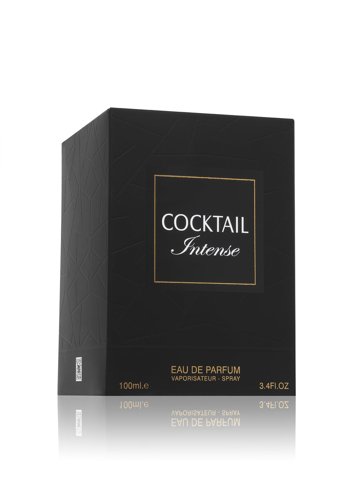 Fragrance World Cocktail Intense box close-up for elegant presentation