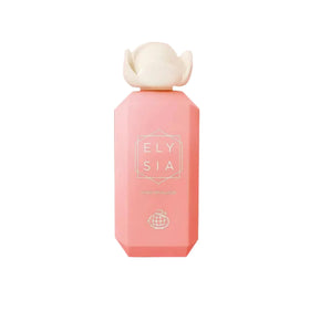 Fragrance World Elysia Marshmallow bottle pour—playful, sweet aroma for daily wear