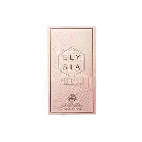 Fragrance World Elysia Marshmallow closeup—creamy marshmallow and fruit notes for special occasions