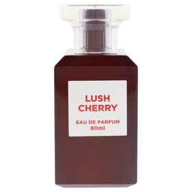 Fragrance World Lush Cherry cap close-up highlighting premium packaging