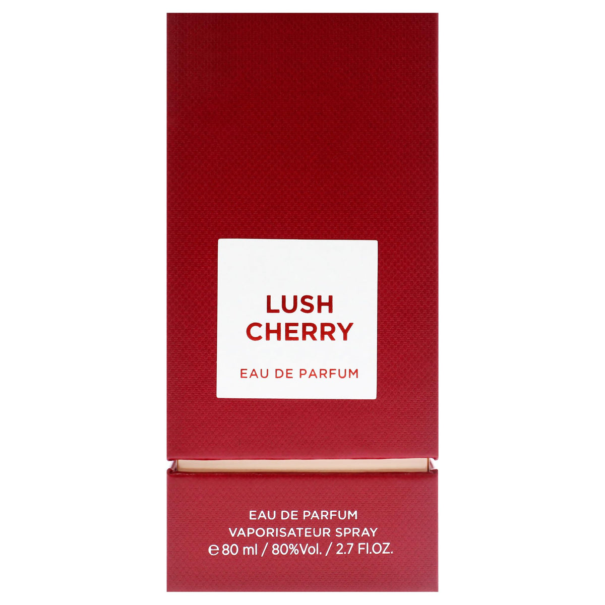 Fragrance World Lush Cherry pulse-point application suggests long-lasting scent