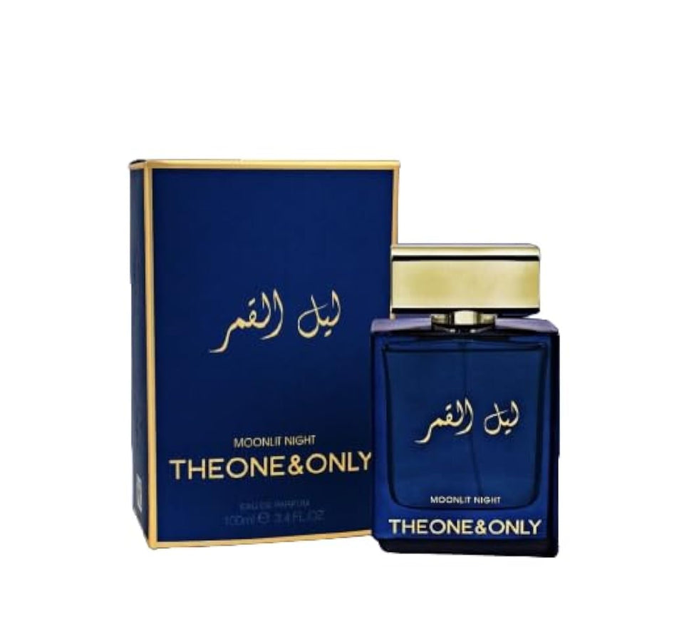 Fragrance World Moonlit Night EDP bottle, unisex evening scent for versatile wear