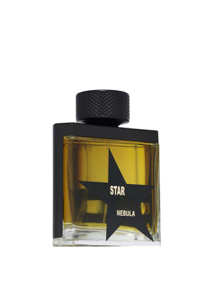 Nebula notes panel close-up showing coriander and vanilla notes