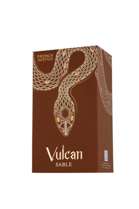 Fragrance World Vulcan Sable lifestyle shot ideal for evenings.