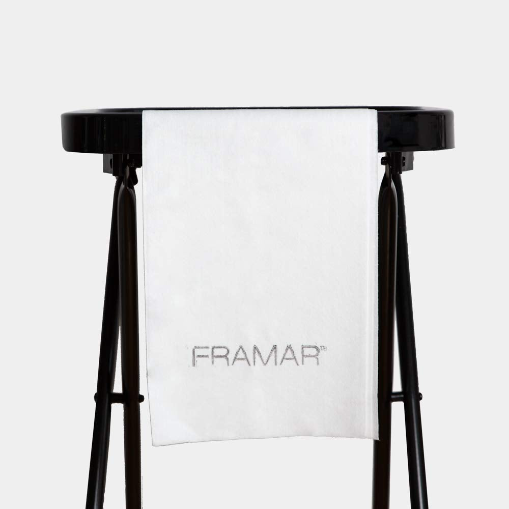 FRAMAR disposable eco towels reduce laundering time in salons.