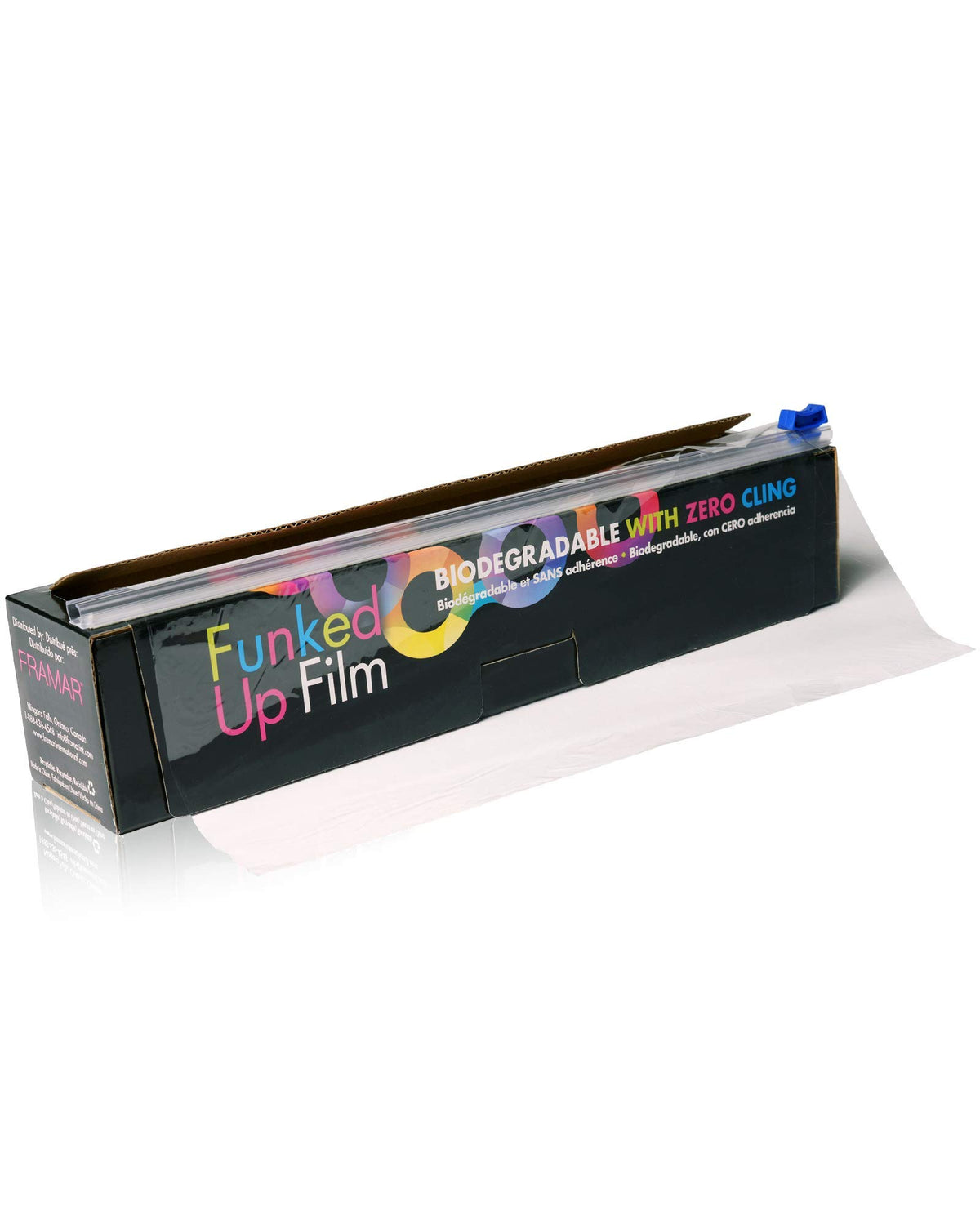 Framar cling-free balayage film, flexibly cut for precise color blocking and seamless color application.