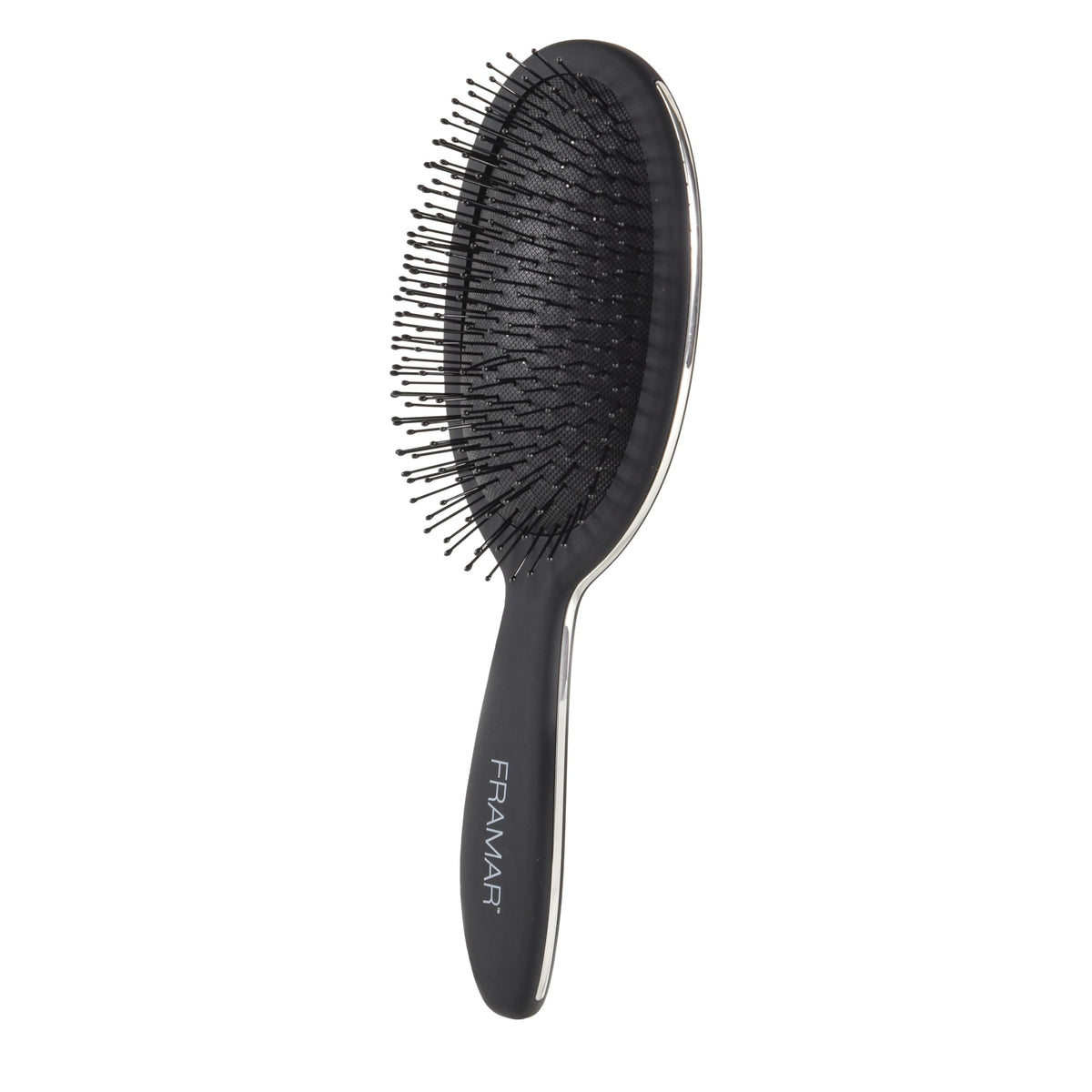 FRAMAR Detangling Brush color varieties with Silver Lining.