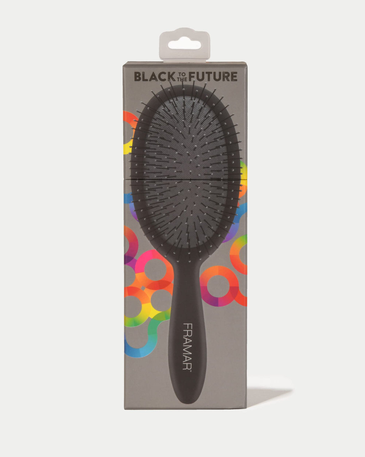 FRAMAR Detangling Brush soft bristles glide smoothly through hair.