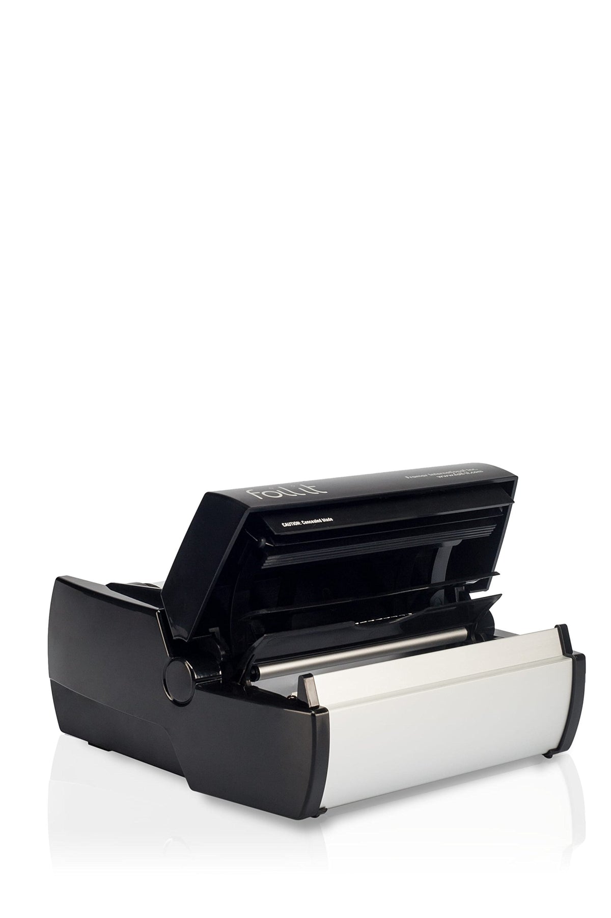 Framar Fold Freak side view demonstrates compact, stable operation for busy colorists.
