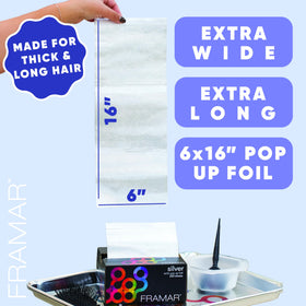Framar pre cut pre folded foil sheets save chair time.