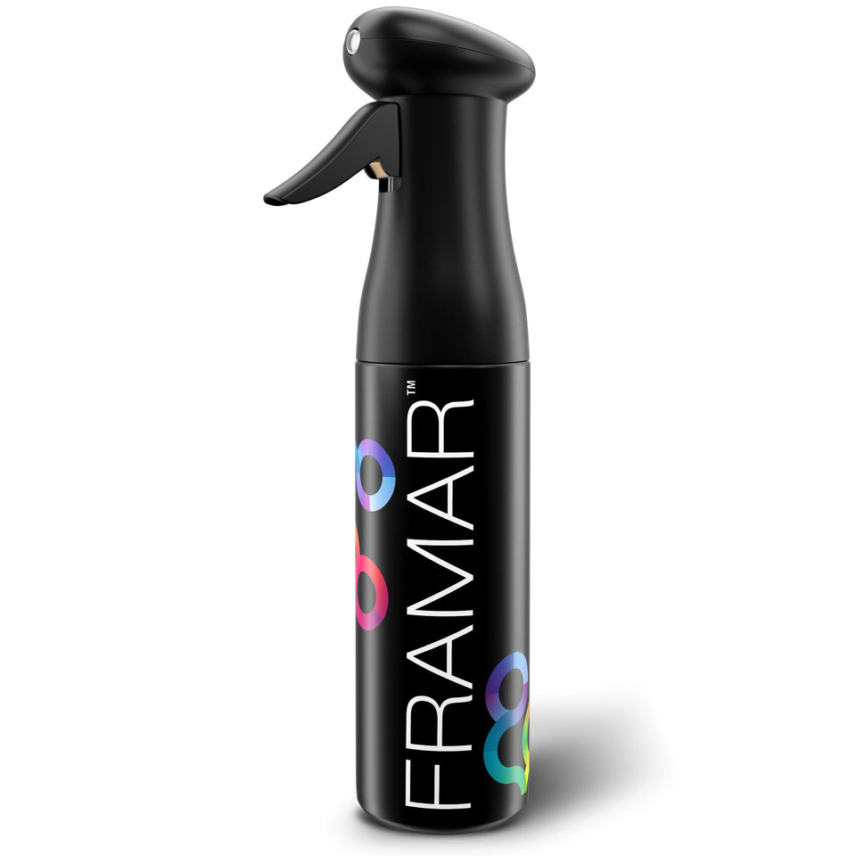 FRAMAR Premium Hair Mister delivers a continuous mist for even hair application