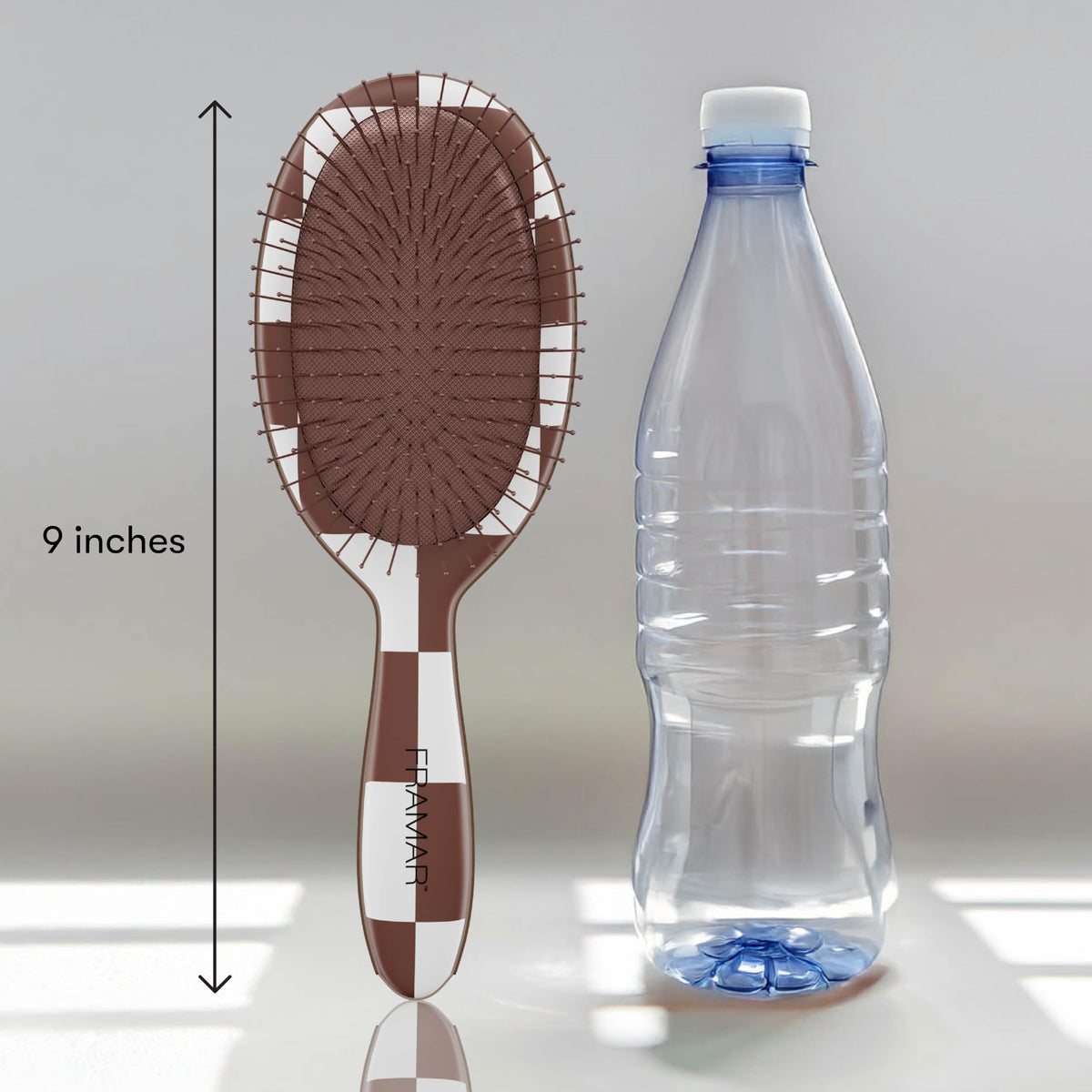 FRAMAR Hair Brush used on wet hair for gentle brushing