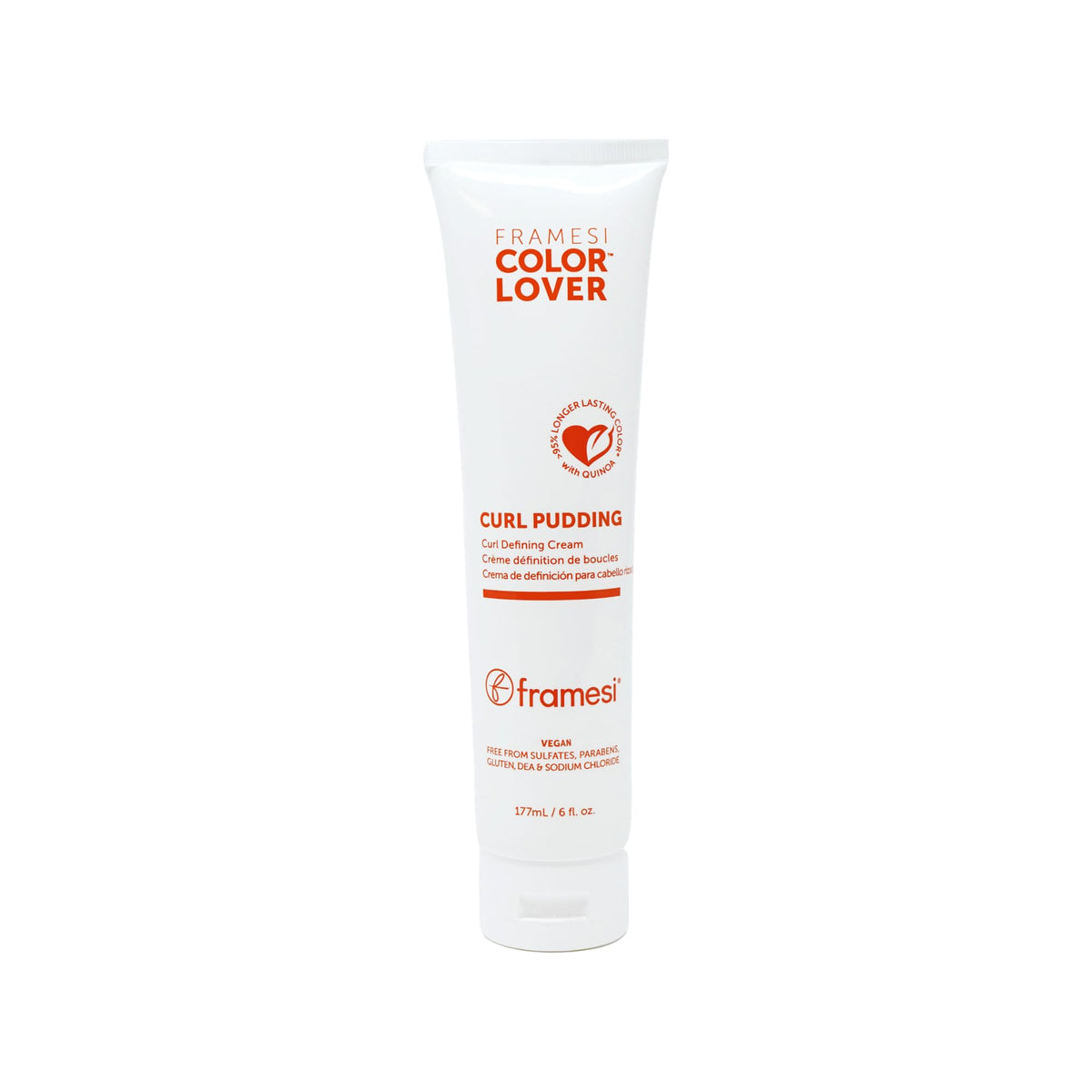 Framesi Color Lover Curl Pudding styling cream defines curls and minimizes frizz for color-treated hair.