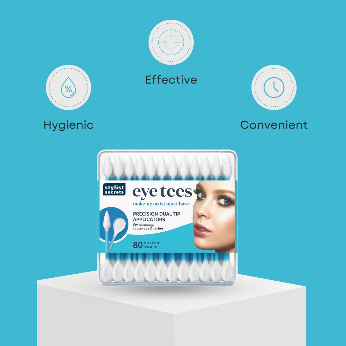 Fran Wilson Eye Tees pointed end for accurate eye-area application.