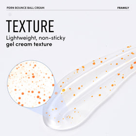 Gel finish shown on skin for smooth, glass-like glow