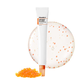 FRANKLY Salmon PDRN Bounce Ball Cream packaging highlighting barrier repair for sensitive skin