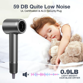 FRANO hair dryer HD display and memory helps save preferred settings