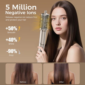 FRANO smart temperature control protects hair during styling sessions.
