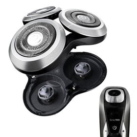 FRASAM SH90 head closeup highlights precision blades for a smoother shave.