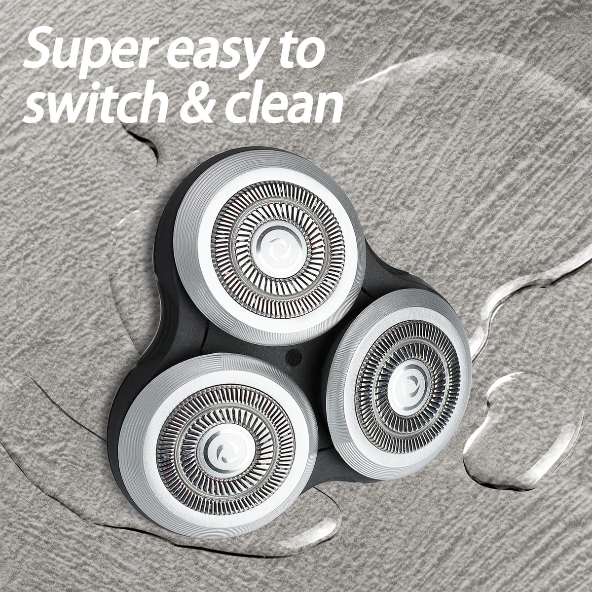 FRASAM SH90 head water-resistant design enables quick cleaning under tap.