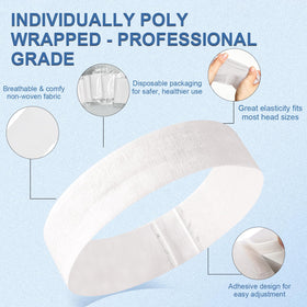 FRASTORDER individually wrapped headband for travel and storage.
