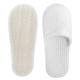 Frcctre individually wrapped slippers emphasizing hygiene and easy transport.