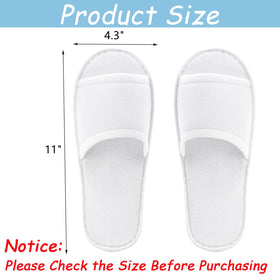 Frcctre spa slippers with EVA non-slip sole for safe hotel flooring.