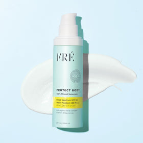 FRÉ Protect Body SPF 50 gel-cream texture that absorbs quickly without a white cast