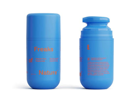 Freaks of Nature Deeper Dive Serum bottle closeup, hydration-boosting formula.