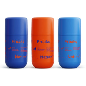 Freaks of Nature Deeper Dive Serum bottle demonstrates intense hydration and nourishment.