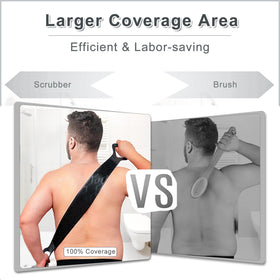 FREATECH back scrubber 36-inch length reaches hard-to-clean areas.