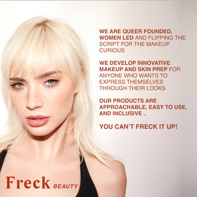 Freck FACE HACK usage any time shows versatility for prep, set, and refresh.