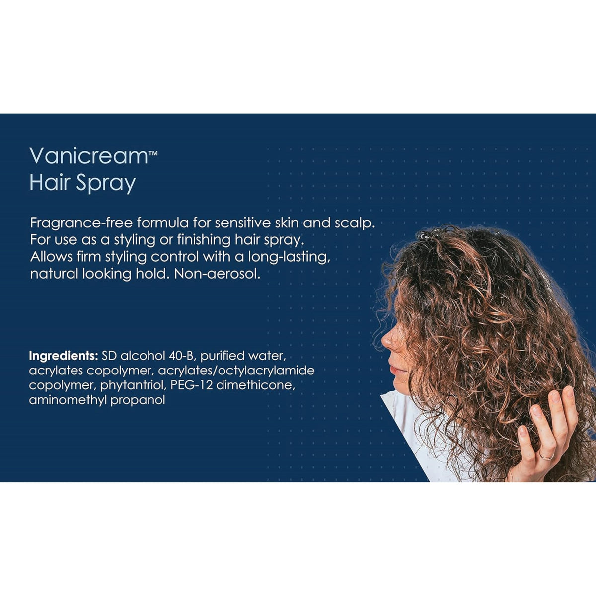 Pack of 2 Free & Clear Hairspray display emphasizes value and convenience.
