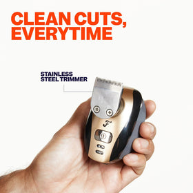 Freebird FlexSeries home grooming set enables convenient at-home sessions.