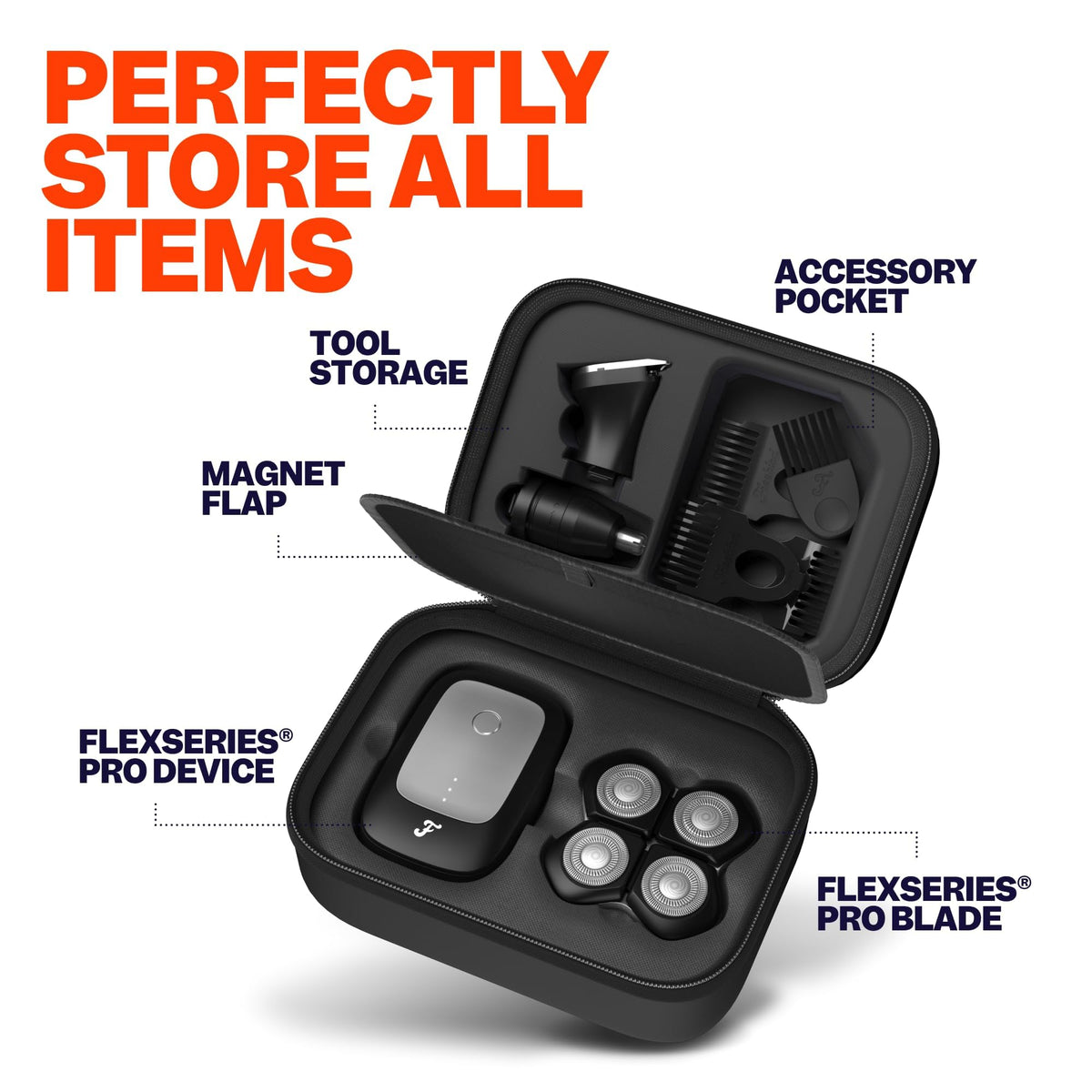 Freebird FlexSeries Pro body trimmer with guards for safe versatile grooming.