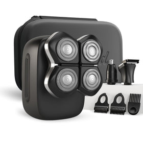 Freebird FlexSeries Pro head shaver with rotary blades for precise head grooming.