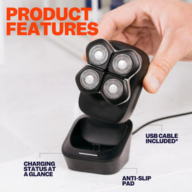 Freebird FlexSeries Pro USB cable included for easy charging anywhere.
