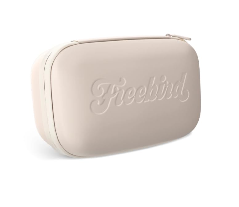 Freebird FlexSeries travel case for women, front view, protective shell for grooming kit